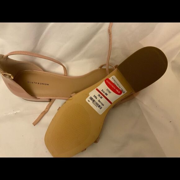 14th & UNION Jemma Faux Patent Leather Sandals Sz 9 - Picture 6 of 10